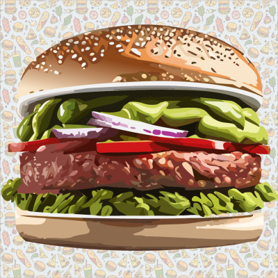 Hamburguesa con guacamole